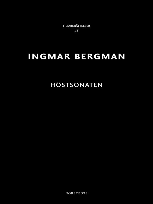 Titeldetaljer för Höstsonaten av Ingmar Bergman - Tillgänglig